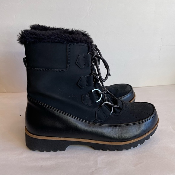 JBU Shoes - JBU Black Faux Fur Winter Boots